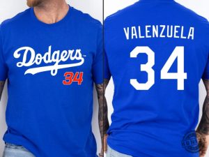 Fernando Valenzuela Shirt 34 Baseball Sweatshirt Fernando Valenzuela Tshirt Rip Memorial Hoodie Fernando 34 Shirt honizy 2