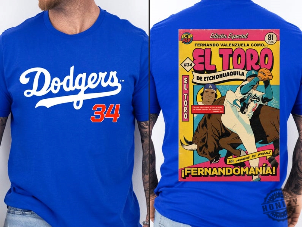 Fernando Valenzuela Shirt Fernando Valenzuela Hoodie 34 Tshirt Fernando Baseball Sweatshirt Fernando Mania Shirt