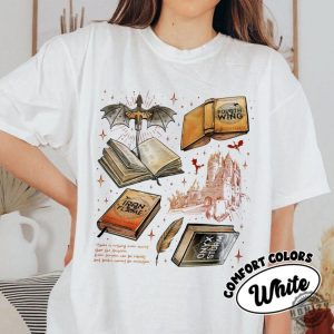 Fourth Wing Series Shirt For Fans War College Tshirt Dragon Rider Hoodie Book Merch Gift honizy 2