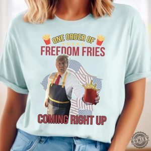 Trump Mcdonald Shirt Pennsylvania Maga Trump 2024 Sweatshirt Gifts For Republican Tshirt Fast Food Trump Fries Making Fries Presidential Election Shirt honizy 5