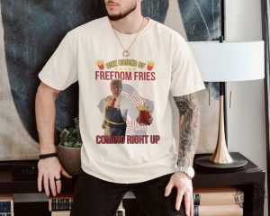 Trump Mcdonald Shirt Pennsylvania Maga Trump 2024 Sweatshirt Gifts For Republican Tshirt Fast Food Trump Fries Making Fries Presidential Election Shirt honizy 8