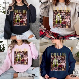 Thug Life Christmas Shirt Christmas Sweatshirt Christmas Movie Shirt Christmas Friends Shirt Christmas Gifts For Women Holiday Xmas Shirt honizy 5