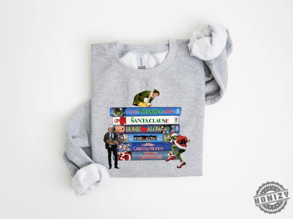 Vhs Christmas Shirt Christmas 90S Movies Sweater Christmas Family Matching Tshirt Retro Funny Christmas Hoodie Merry Christmas Shirt