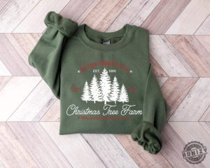 In My Heart Is A Christmas Tree Farm Shirt Farm Fresh Christmas Tree Tshirt Christmas Crewneck Sweatshirt Christmas Shirt For Women honizy 5