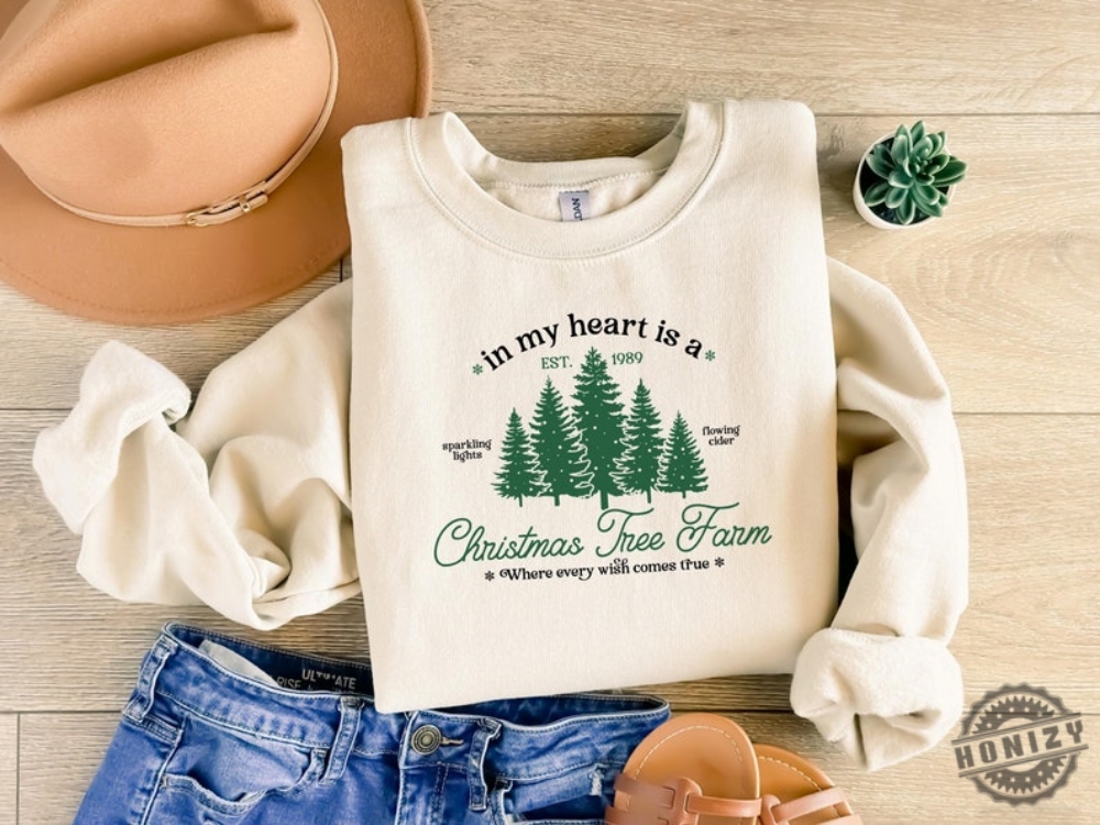 Christmas Tree Farm Shirt For Kids  Adults Cozy Taylor Lyrics Crewneck Pullover Sweatshirt Holiday Tshirt Swiftie Christmas Hoodie Xmas Sweater Gift