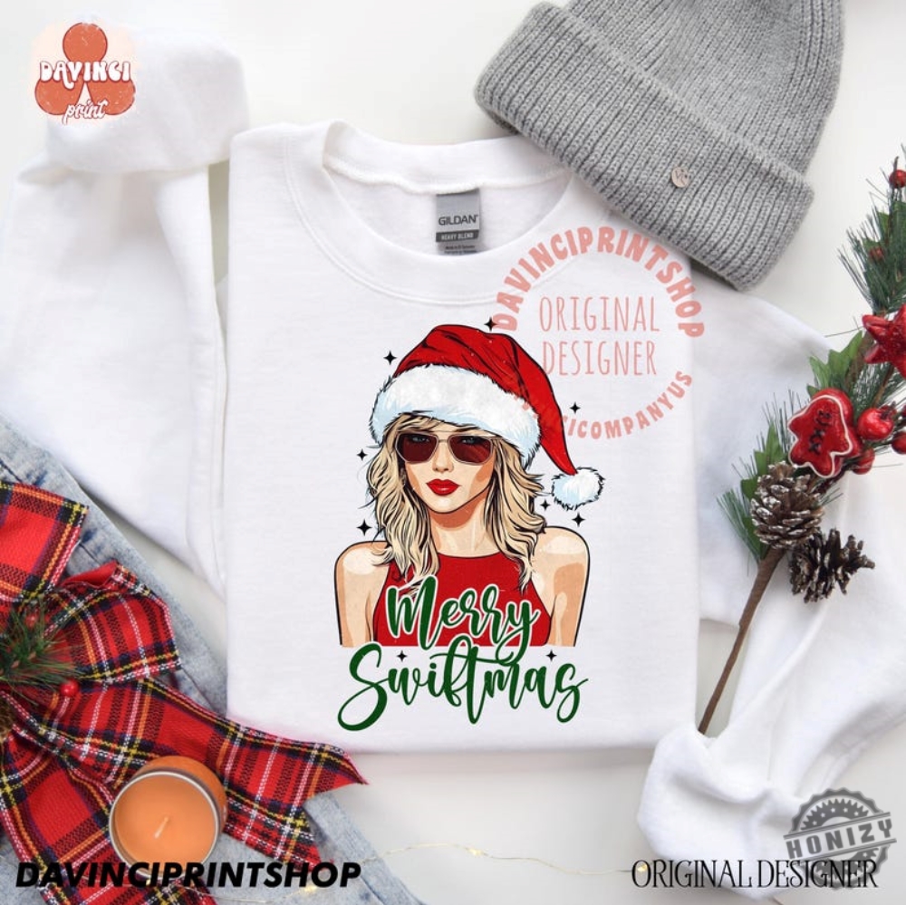 Merry Swiftmas Shirt Funny Christmas Tshirt Christmas Season Hoodie Music Fan Christmas Sweatshirt Xmas Shirt