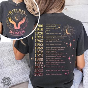 They Didnt Burn Witches They Burned Women Shirt Feminist Halloween Sweatshirt Witchy Feminist Hoodie Womens Rights Tshirt Girl Power Shirt honizy 2