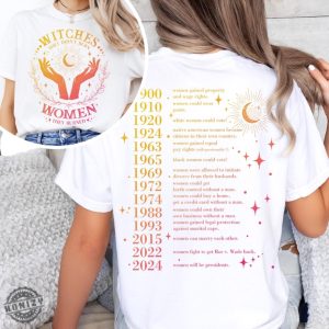 They Didnt Burn Witches They Burned Women Shirt Feminist Halloween Sweatshirt Witchy Feminist Hoodie Womens Rights Tshirt Girl Power Shirt honizy 3