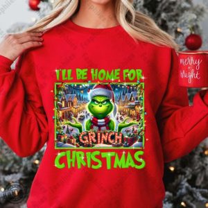 Ill Be Home For Christmas Shirt My Day Christmas Hoodie Xmas Friends Design For Sweatshirt Christmas Movie Tshirt honizy 4