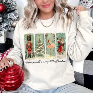 Retro Christmas Nutcracker Shirt Vintage Merry Christmas Hoodie Merry Christmas Sweatshirt Christmas Tshirt honizy 4