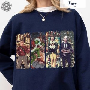 Merry Christmas 90S Movies Shirt Vintage Christmas Movies Sweatshirt Retro Xmas Movies Tshirt Family Reunion Hoodie 1990S Holiday Shirt honizy 6