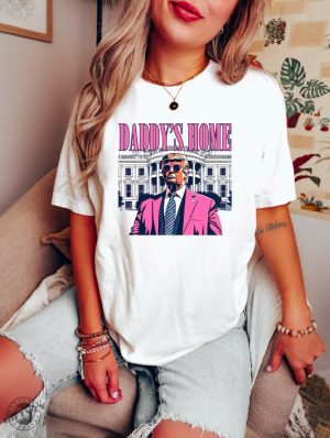 Trump Daddys Home Shirt Trump Vance 2024 Sweatshirt Patriotic Election Tee Retro Political Tshirt Usa Flag Hoodie Maga Shirt Republican Gift honizy 4