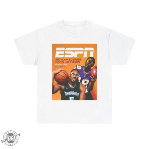 Anthony Edwards Justin Jefferson Minnesota Timberwolves Vikings Espn Tee Shirt honizy 2