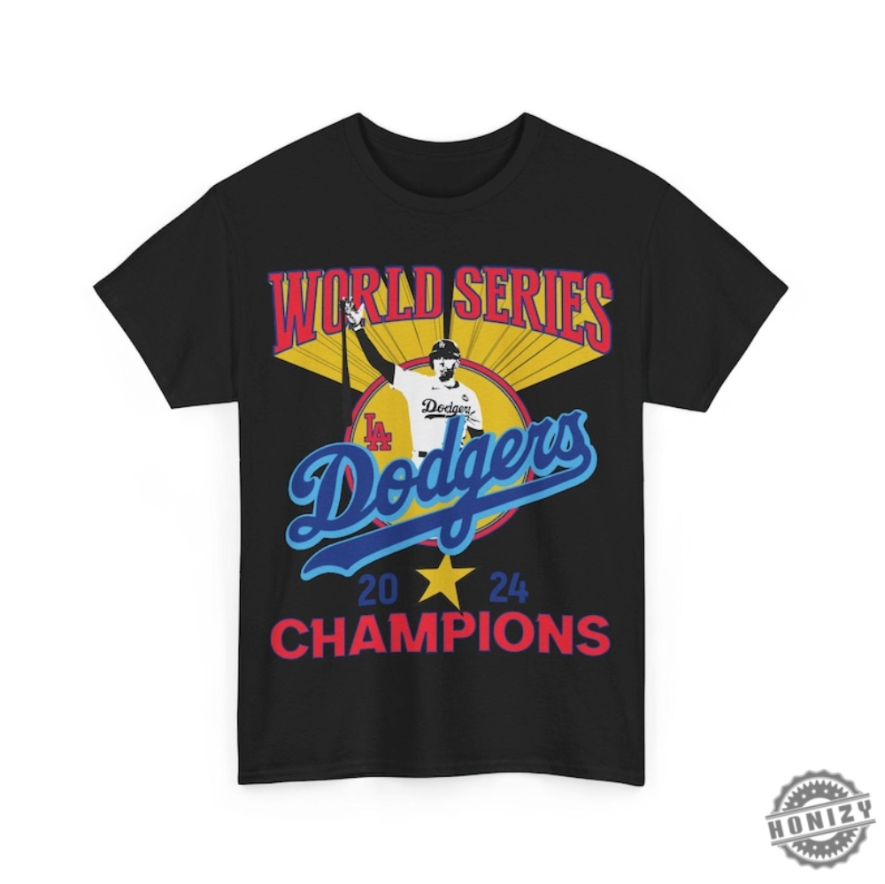 Vintage 2024 World Series Champion Dodgers Shirt Vintage Style Rap Tee