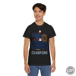 Dodgers World Series 2024 Champions Unisex Shirt Los Angeles Baseball Graphic Tshirt Mlb Fan Hoodie Sports Team Sweatshirt Cotton Apparel honizy 2