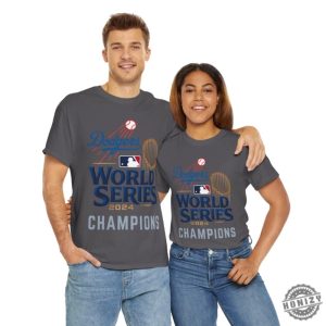 Dodgers World Series 2024 Champions Unisex Shirt Los Angeles Baseball Graphic Tshirt Mlb Fan Hoodie Sports Team Sweatshirt Cotton Apparel honizy 8