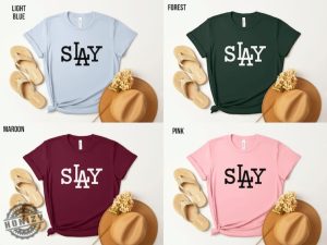 La Dodgers Shirt Slay Dodgers Tshirt Dodger Blue Dodgers Fan Gift Dodgers Baseball Hoodie Los Angeles Baseball Sweatshirt Baseball Fan Game Day Shirt honizy 8