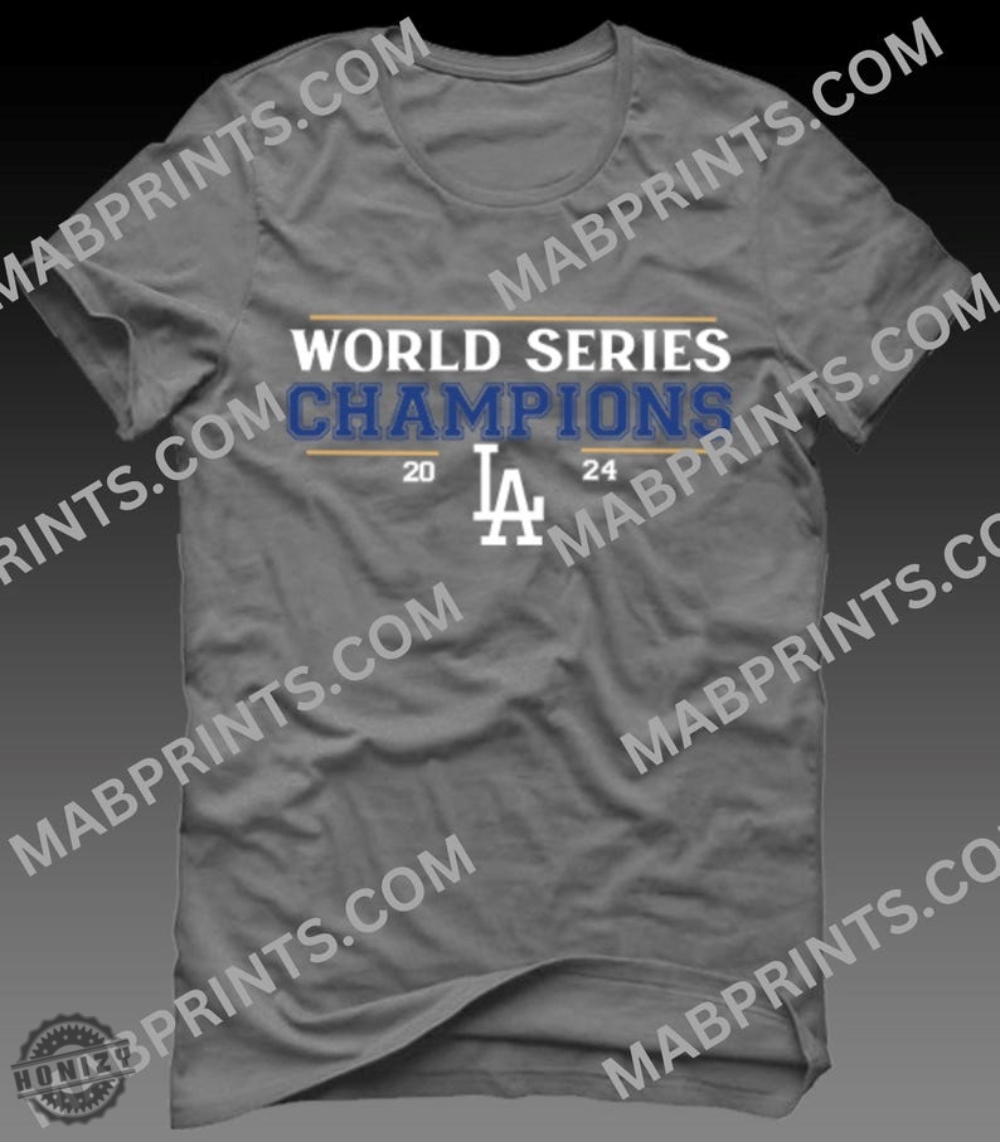 Champions World Series La Dodgers Baseball Shirt