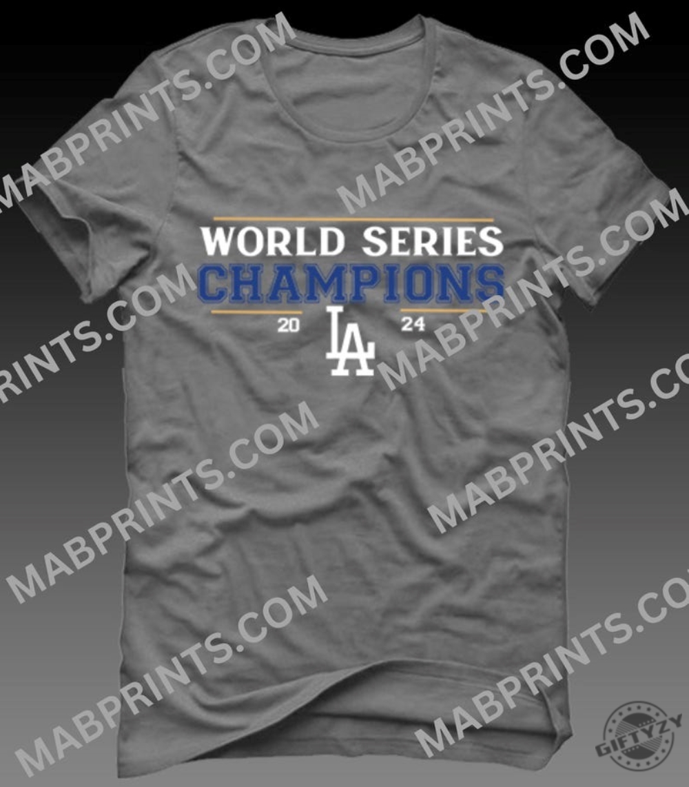 Champions World Series La Dodgers Baseball Shirt