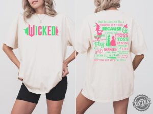 Wicked Glitter Tshirt Wicked Defy Gravity Broomstick Magic Wand Hoodie Wizard Of Oz Movie Fan Sweatshirt Changed For Good Tshirt honizy 3