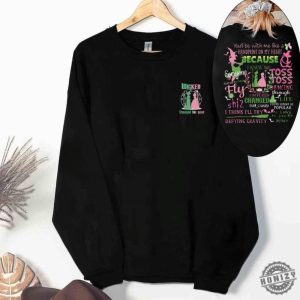 Wicked Glitter Tshirt Defy Gravity Broomstick Magic Wand Hoodie Wizard Of Oz Movie Fan Sweatshirt Gift For Her honizy 3