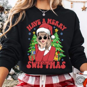 Have A Merry Swiftmas Christmas Shirt The Eras Tour Christmas Tshirt Tay Christmas Hoodie Swiftmas Sweatshirt Tss Version Tee Christmas Season Gift honizy 2