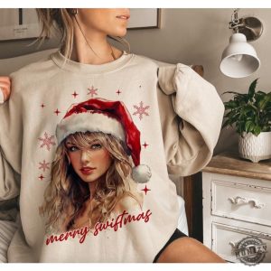 Merry Swiftmas Shirt Merry Christmas Tshirt Christmas Sweatshirt Funny Christmas Gift honizy 3