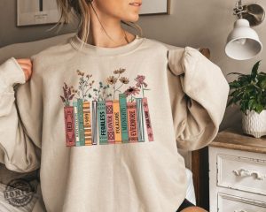 Albums As Books Sweatshirt With The Last Album Trendy Aesthetic For Book Lovers Tshirt Ttpd Sweatshirt Folk Music Hoodie Rock Music Gift honizy 2