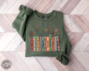 Albums As Books Sweatshirt With The Last Album Trendy Aesthetic For Book Lovers Tshirt Ttpd Sweatshirt Folk Music Hoodie Rock Music Gift honizy 5