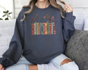 Albums As Books Sweatshirt With The Last Album Trendy Aesthetic For Book Lovers Tshirt Ttpd Sweatshirt Folk Music Hoodie Rock Music Gift honizy 6