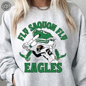 Fly Saquon Barkley Eagles Fly Reverse Hurdle Shirt Philadelphia Gift Philadelphia Sports Tshirt Eagles Sweatshirt Eagles Hoodie Eagles Shirt honizy 3