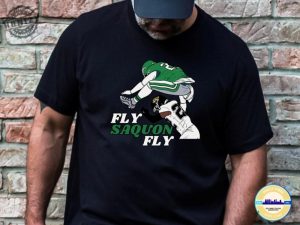 Fly Saquon Fly Eagles Jumping Play Shirt Eagles Tshirt Philadelphia Eagles Hoodie Eagles Sweatshirt Eagles Gift honizy 3