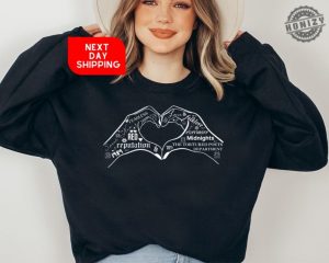 Funny Popular Eras Shirt Girls Tour Sweatshirt Girl Trip Top Hoodie Eras Merch Gifts Fan Musictour Outfit Hands Heart Design Apparel honizy 2