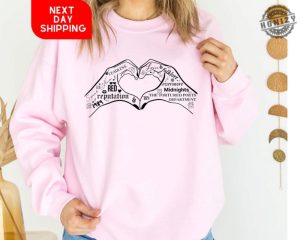 Funny Popular Eras Shirt Girls Tour Sweatshirt Girl Trip Top Hoodie Eras Merch Gifts Fan Musictour Outfit Hands Heart Design Apparel honizy 3