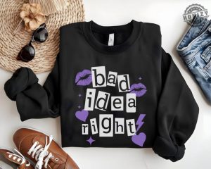 Bad Idea Right Sweatshirt Olivia Song Inspired Hoodie Stylish Gift For Olivia Fans Tshirt Comfortable Music Lovers Tee Trendy Fan Apparel honizy 5