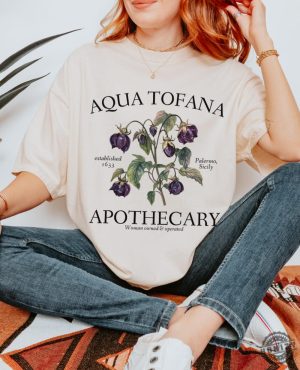 Aqua Tofana Apothecary Giulia Feminist Reproductive Rights Tshirt Smash The Patriarchy My Body My Choice Pro Roe Shirt honizy 3