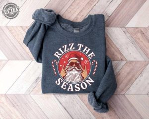 Rizz The Season Shirt Merry Rizzmas Sweatshirt W Rizz Christmas Tshirt Rizzler Santa Claus Hoodie Rizz Em Gift honizy 2