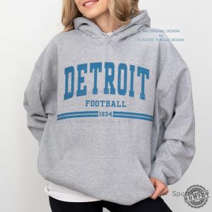 Detroit Football Hoodie Vintage Detroit Football Detroit Football Gift Detroit Lions Hoodie Football Detroit For Women And Men honizy 2 1