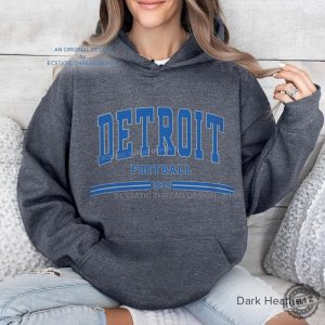 Detroit Football Hoodie Vintage Detroit Football Detroit Football Gift Detroit Lions Hoodie Football Detroit For Women And Men honizy 3 1