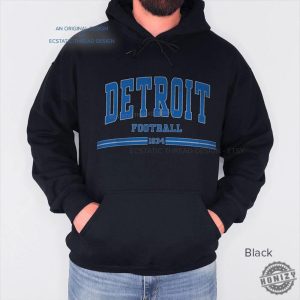 Detroit Football Hoodie Vintage Detroit Football Detroit Football Gift Detroit Lions Hoodie Football Detroit For Women And Men honizy 4 1