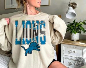 Detroit Lions Football Game Day Sweatshirt Gift For Detroit Fans Lions Football Sweatshirt Detroit Lions Shirt Lions Football Gift honizy 6