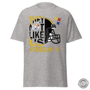 Pittsburgh Steelers They Not Like Us Shirt Nfl Tshirt Steel City Hoodie Men Of Steel Sweatshirt Football Shirt honizy 2