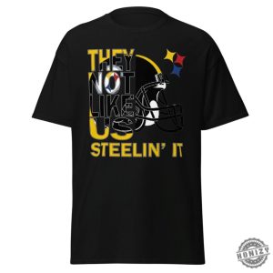 Pittsburgh Steelers They Not Like Us Shirt Nfl Tshirt Steel City Hoodie Men Of Steel Sweatshirt Football Shirt honizy 4