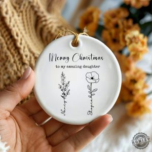 Mom Daughter Christmas Ornament Personalized Mom Daughter Ornament For Christmas Personalized Daughter Ornament Gift For Christmas From Mom honizy 7