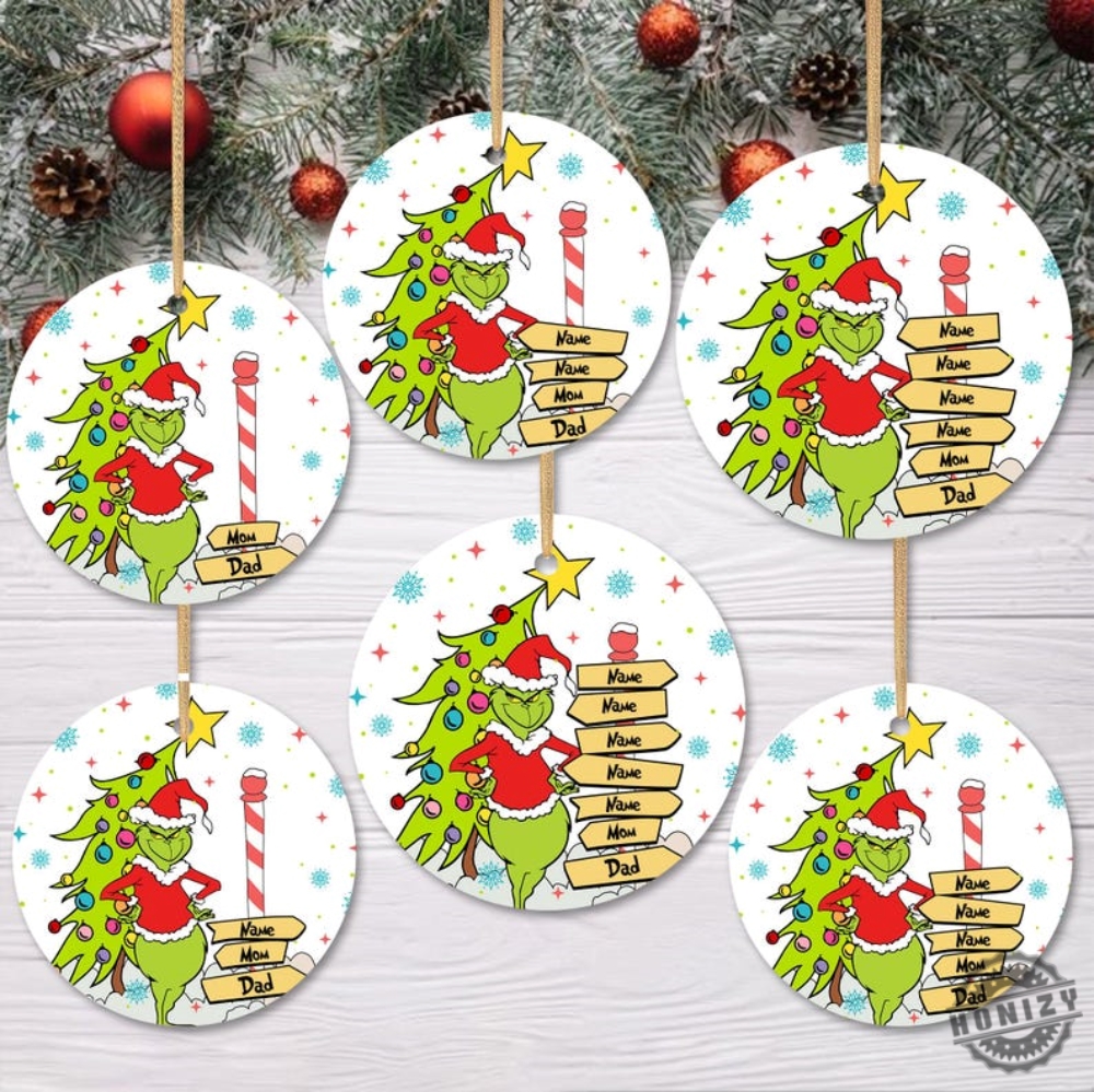 Personalized Family Christmas Ornament Family Members Ornament Design 2024 Christmas Ornament Custom Christmas Movies Ornament