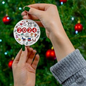 2024 Christmas Ornament 2024 Year In Review Ornament Major Notable Events Ornament Annual Memories Year To Remember Ornament For 2024 honizy 2