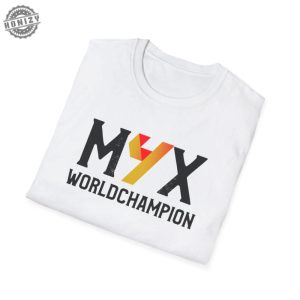 Max Verstappen 4 Time World Champion Formula 1 Unisex Softstyle Tshirt Tee Shirt Racing Fan Gift Sports Apparel honizy 5