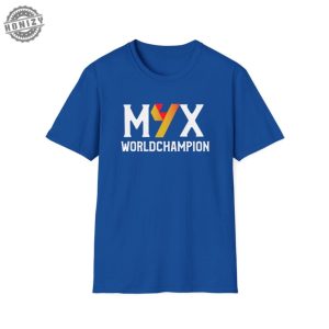 Max Verstappen 4 Time World Champion Formula 1 Unisex Softstyle Tshirt Tee Shirt Racing Fan Gift Sports Apparel honizy 9