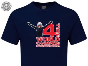 Childrens 4 Time World Champion 1 Ver Denmark Unofficial F Fanmade Tshirt Motorsport Max Kids honizy 5