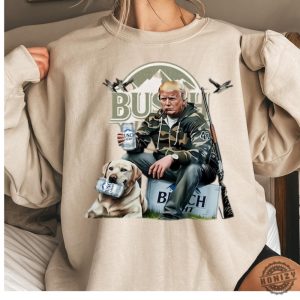 Trump 2024 Hunting Shirt Patriotic Camo Gun Design Distressed Usa Election Tee Maga Voter Gift For Her Trump Buch Light Beer Shirt honizy 3